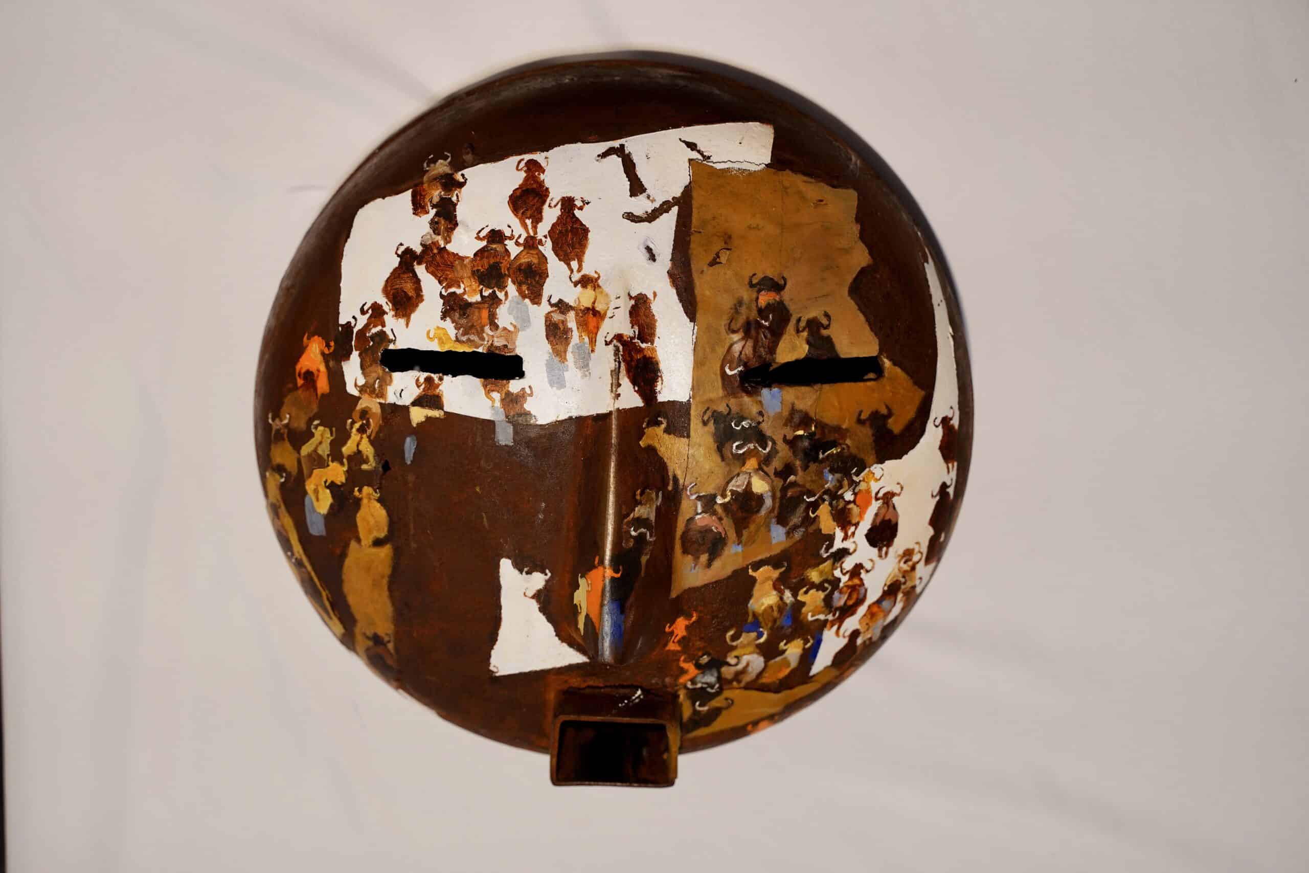 Kamil Peters mixed media sculpture