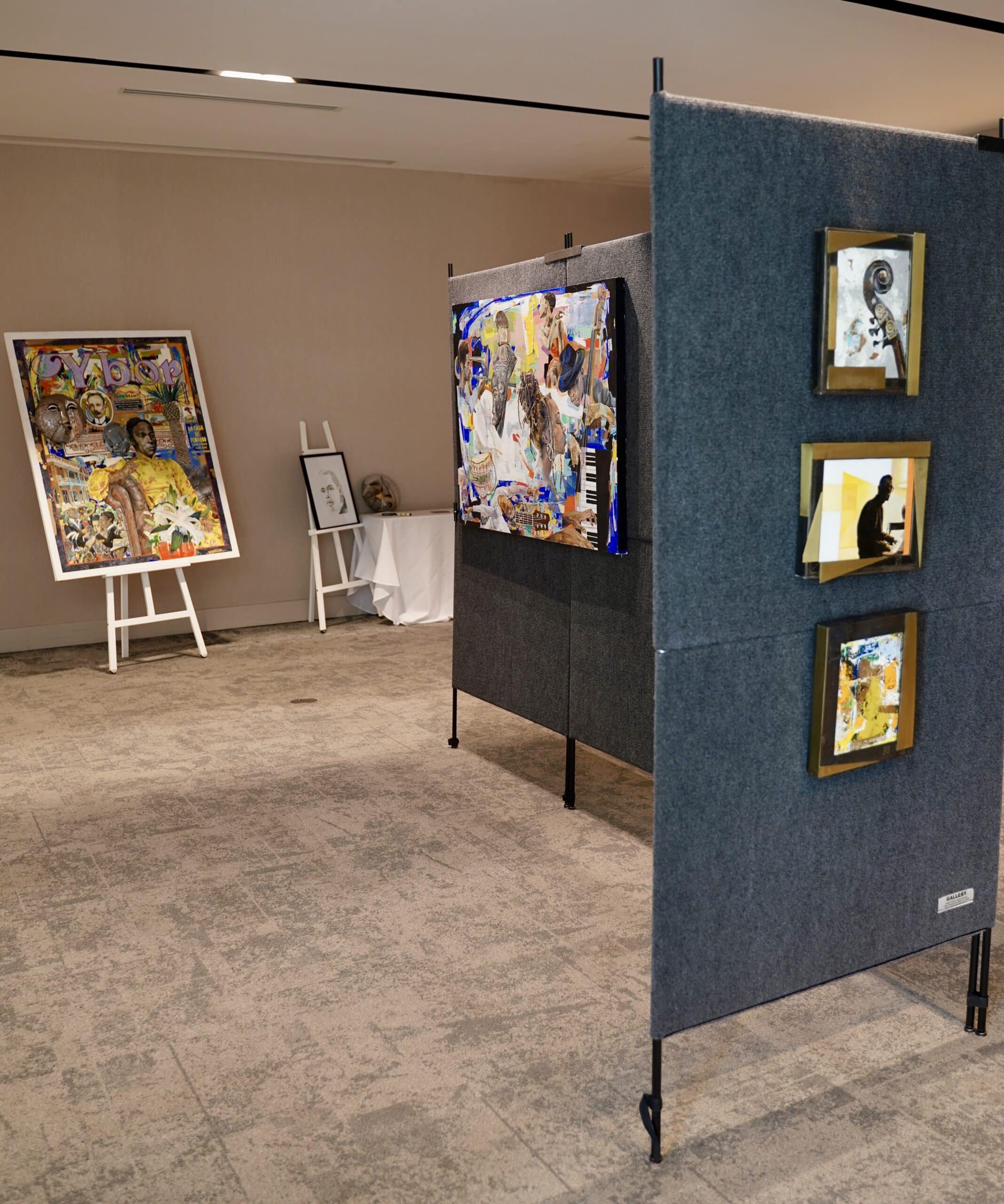 Exhibition installation overview